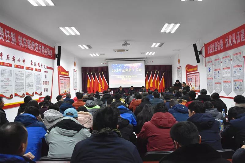 工匠集团召开2019年度第一次全体员工大会 